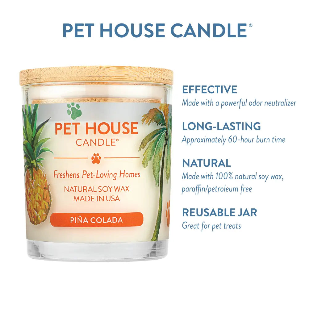 Pet House Candle Pina Colada