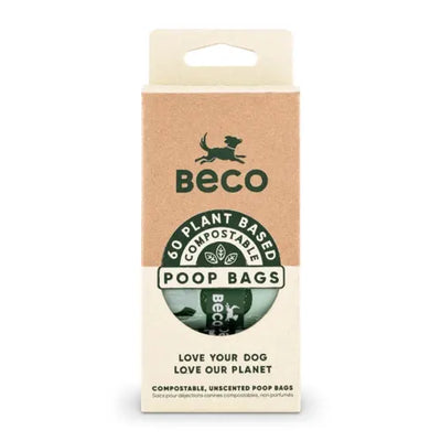 Beco Plant-Based Poop Bags Unscented (Compostable)