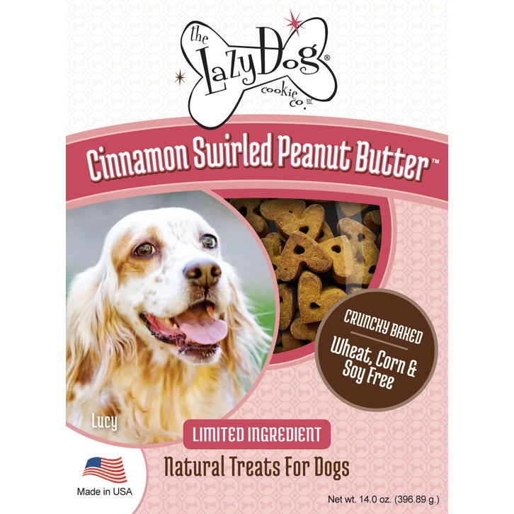 The Lazy Dog Cookies Cinnamon Swirled Peanut Butter