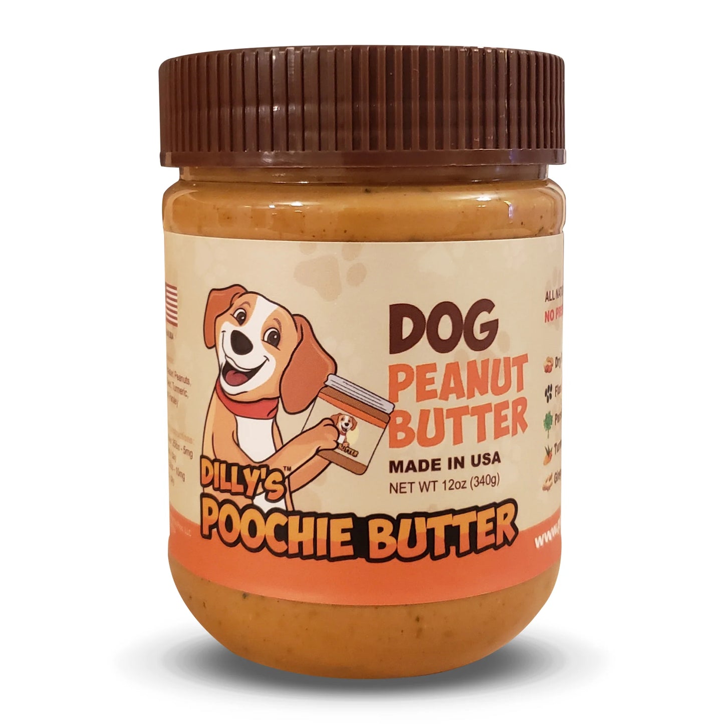 Dilly's Poochie Butter Dog Peanut Butter All Natural