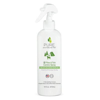 Pure And Natural Pet Flea & Tick Spray For Dogs