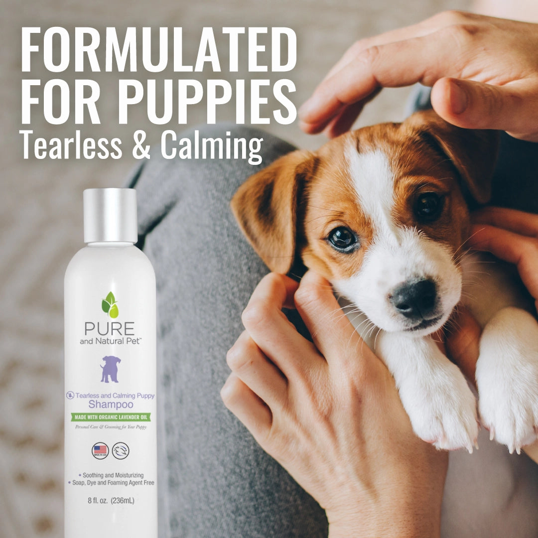 Pure And Natural Pet Tearless And Calming Puppy Shampoo Organic