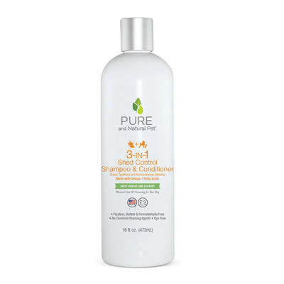 Pure And Natural Pet Shed Control Shampoo & Conditioner (Sweet Orange And coconut)