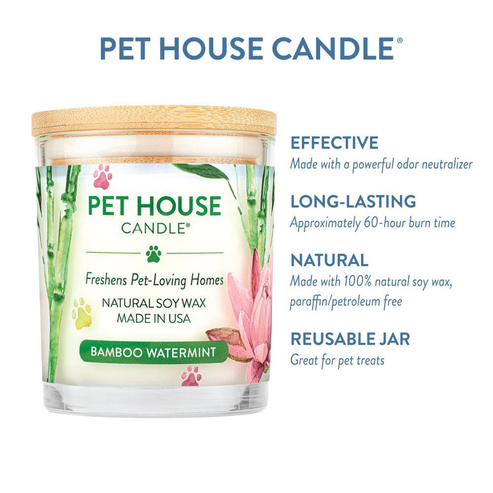 Pet House Candle Bamboo Watermint